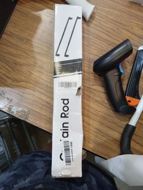 Photo 1 of 2 Pack Small Curtain Rods Adjustable 18-32 Inch, White Sash Rod for French Doors Windows,5/8 In.Diameter
