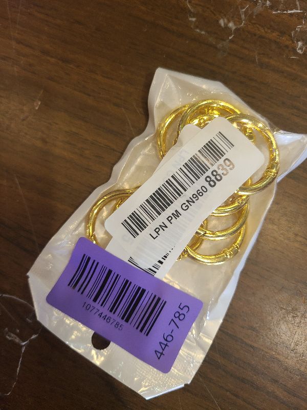 Photo 1 of 10 Pack 1 Inch Gold Spring O Rings, Metal Keychain Ring Round Carabiner Clips for Replacement Purse Ring Hardware, Keyrings Buckles, Paracord Keychain Lanyard, Home Car Keyrings Attachment