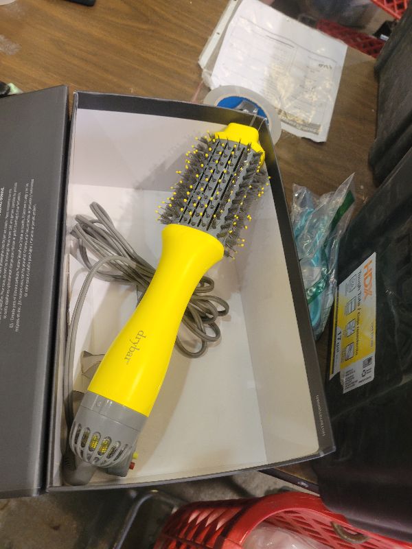 Photo 1 of *MISSING PARTS* Drybar The Triple Shot Interchangeable Blow-Dryer Brush – Three Looks, One Hair Tool – Salon Styling Brush for Faster Blowouts