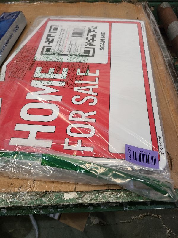 Photo 1 of 19×14 Home For Sale Sign (3-Pack) - Weatherproof, Double-Sided | Corrugated Plastic | Stakes & QR App Included