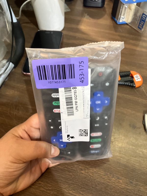 Photo 1 of (Pack of 2) Replacement Remote Control Only for Roku TV, Compatible for TCL Roku/Hisense Roku/Onn Roku/Sharp Roku/Element Roku/Westinghouse Roku/Philips Roku Smart TVs (Not for Roku Stick and Box)