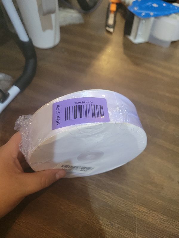 Photo 1 of 1-1/2 Inch 100 Yards White Satin Ribbon, Solid Fabric Ribbon Roll for Flower Bouquet, Gift Wrapping, Roses Making, Handmade Crafts