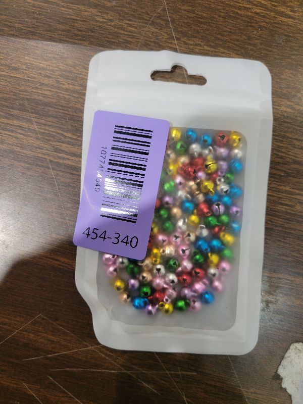 Photo 1 of 1/4 Inch Jingle Bells Small Bell Mini Bells, Tiny Crafts Bells, DIY for Christmas Home Making Ornaments Wreath Pet Decorations Bracelet Anklets Necklace Knitting Jewelry Making 120 Pcs, Colorful
