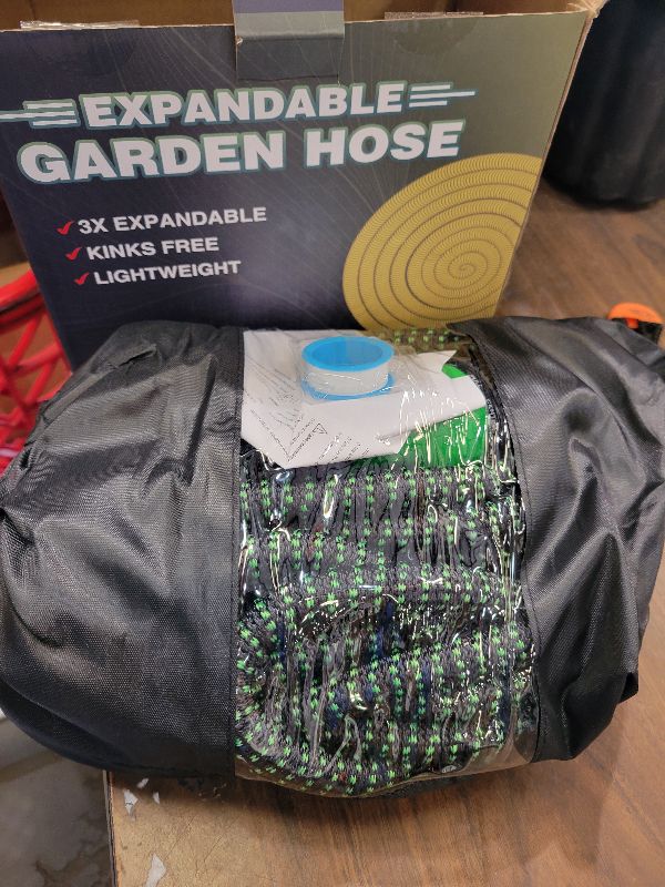 View 3 of 100 ft Garden Hoses - 2026 Upgraded Flexible Water Hose -Lightweight Kink Free&Leak Proof Garden Water Pipe with 10-Function Spray Nozzle &3/4" Solid Fittings- Ultra Durable Garden Hose for Yard, Lawn