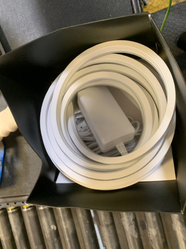Photo 1 of LIFX Supercolor Neon Flex Light Strip, 16ft Bendable RGBW LED Smart Neon, 60 Addressable Color Zones with Polychrome, Wi-Fi No Hub Required, Compatible with Alexa, Google, Apple HomeKit, LFXNEON16