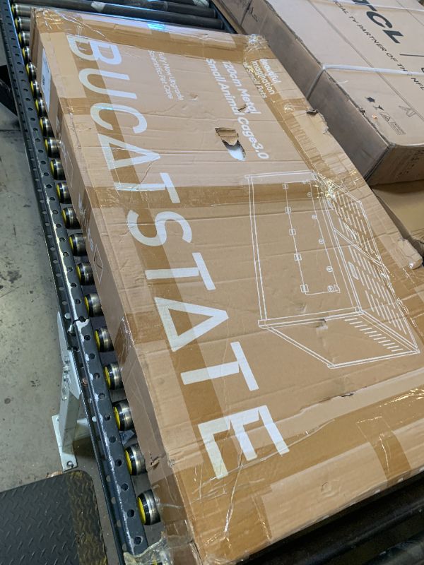 Photo 1 of BUCATSTATE Hamster Cage 3.0: Metal Large Rat Cage Stackable with Top Access Easy Assemble 47L x 23.6W x 25.5H Inches Dwarf Syrian Hamster Tank for Gerbil Mouse (7.8 ft², White)