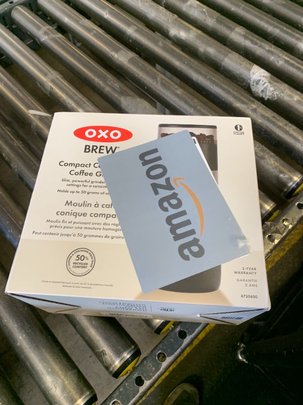 Photo 1 of OXO Brew Compact Conical Burr Coffee Grinder