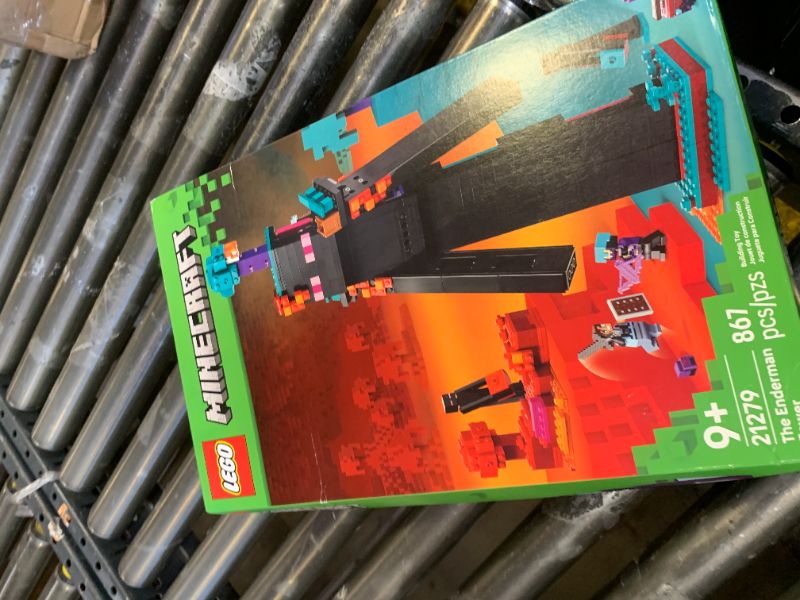 Photo 1 of LEGO Minecraft The Enderman Tower Building Toy for Boys & Girls - Video Game Building Set for Kids, Ages 9+ - 2 Toys in 1 for Player Vs. Player Pretend Play - Gift Idea for Gamers - 21279