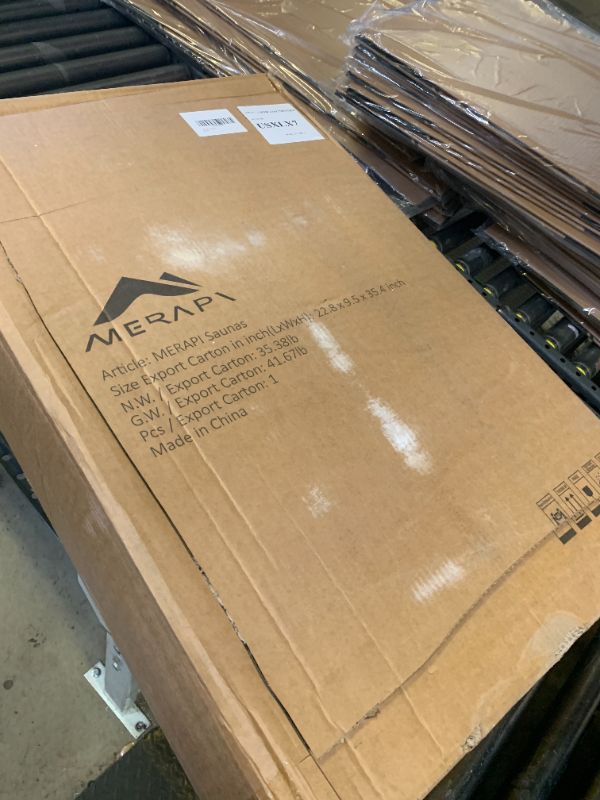 Photo 1 of Merapi Premium Portable Inflatable Sauna - Professional Brushed PVC (44.97lbs), Sets Up in 3 Mins, More Portable Than Wood Saunas/More Durable Than Oxford Fabric, for Home SPA/Gym/Travel