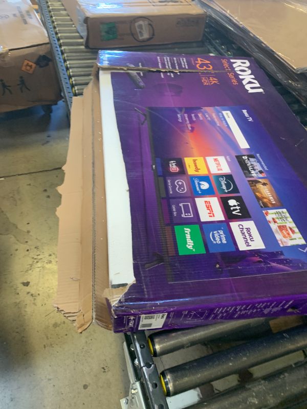 Photo 1 of Roku Smart TV 2026 – 43-Inch Select Series, 4K HDR TV – Roku TV with Voice Remote – Flat Screen LED Television with Wi-Fi for Streaming Live Local News, Sports, & Movies – Bluetooth Headphone Mode