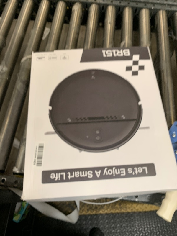 View 2 of MANVN Robot Vacuum and Mop Combo for Pet Hair, Robotic Vacuum for Hard Floors and Carpets, 2.87'' Ultra-Slim, with 3D Obstacle Avoidance, Wi-Fi/App/Voice Controlled, Self-Charging