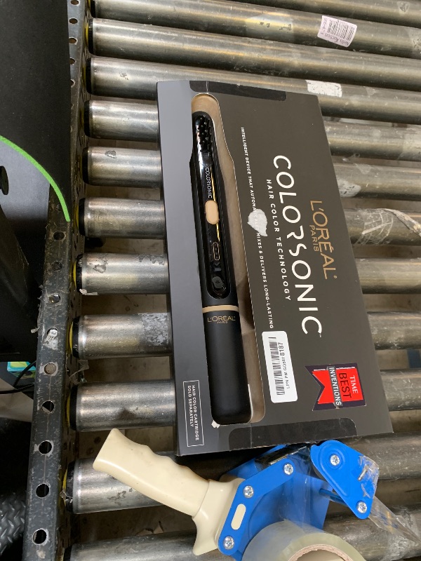 Photo 1 of L'Oreal Paris Colorsonic Permanent Hair Dye Coloring Device for Root Touch Up, All Over Color, and Gray Coverage, Mistake-Free Application (Hair Color Cartridge Sold Separately)