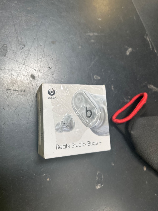 Photo 1 of Beats Studio Buds + | True Wireless Noise Cancelling Earbuds, Enhanced Apple & Android Compatibility, Built-in Microphone, Sweat Resistant Bluetooth Headphones, Spatial Audio - Transparent