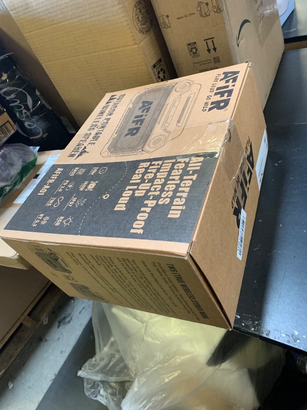 Photo 1 of AFIFR Outdoor Bluetooth Speaker, 160W Loud Bass! Rugged, IP67 Waterproof, 24H Playtime with Lights, Wireless TWS Pairing Portable Speakers for Party, Outsides, Travel, Beach, Garage(Tide Blue)