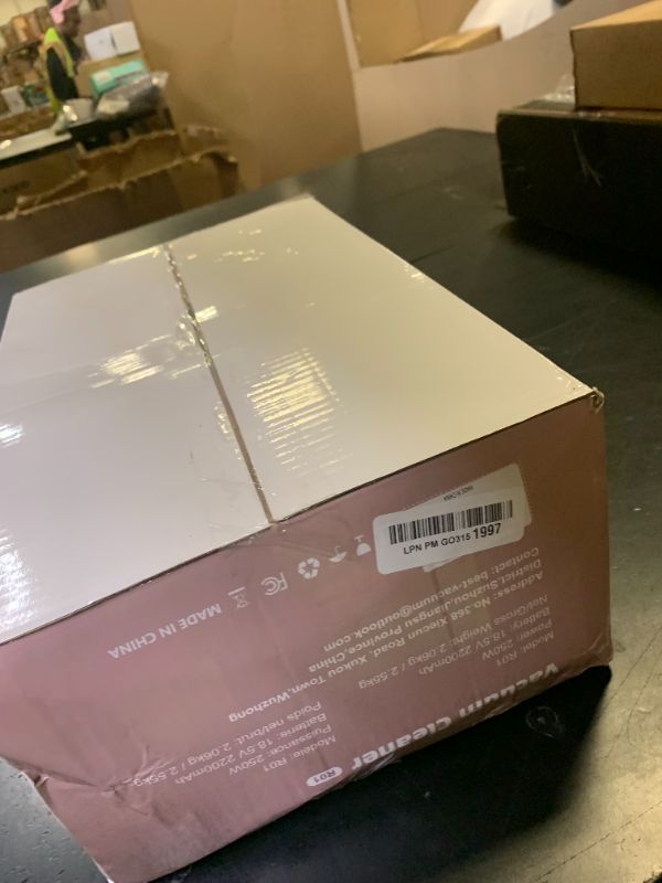 Photo 1 of Cordless Vacuum Cleaner, Stick Vacuum with LED Display, Real-Time Battery Level Rechargeable Cordless Vacuum with 2 Adjustable Suction Modes, 40 Mins Runtime Handheld Vacuum for Home?Rose Gold?