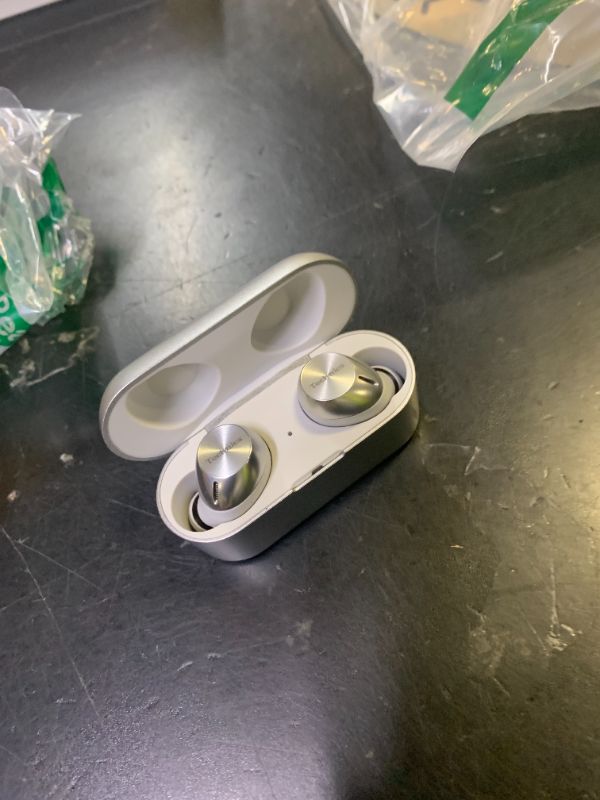 Photo 1 of Technics Reference Class Hi-Fi Wireless Ear Buds, Dolby Atmos with Head Tracking, Adaptive Noise Cancelling, 3 Device Multipoint, 10-Hr Battery, Wireless Charging, Improved Fit, EAH-AZ100-S(Silver)