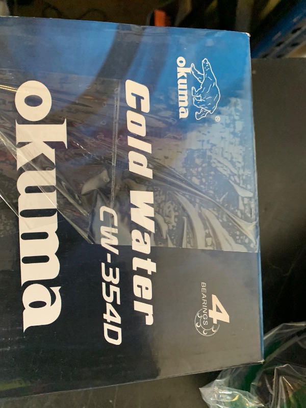Photo 1 of Okuma Coldwater 350 Low Profile Linecounter Reel CW354D, Right Hand