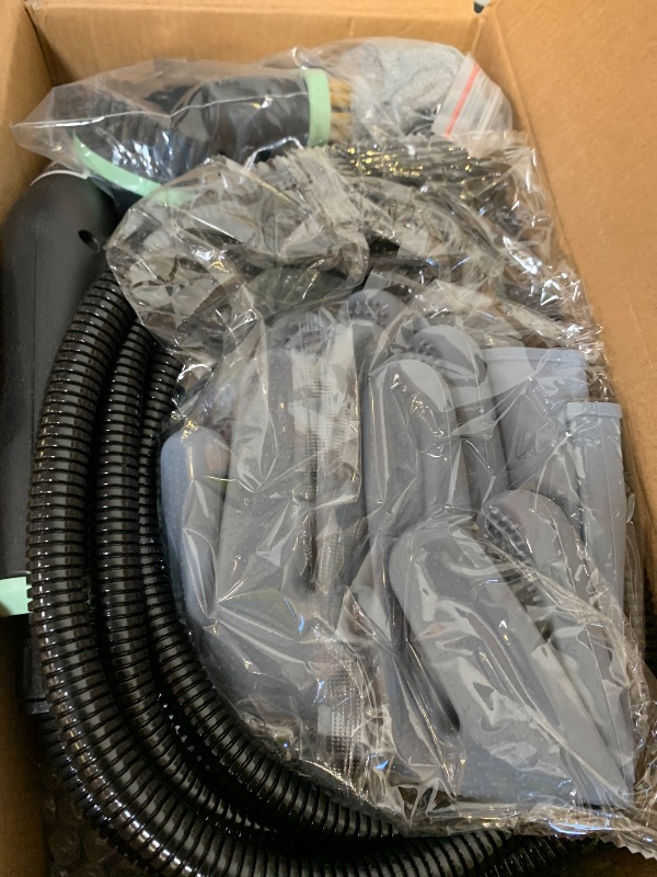 Photo 1 of Steam Cleaner, Portable Steamer for Cleaning with 16pcs Accessories, 6-Level Adjustable and 15s Heat-Up, Handheld Steam Cleaner for Home, Tile, Dirt, Grout, Grease, Car Detailing