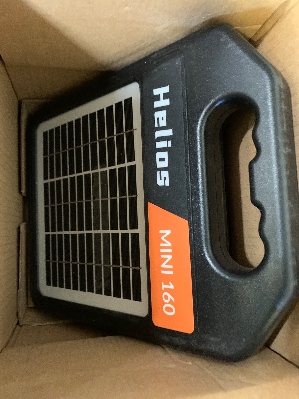 Photo 1 of 10 Miles Solar Electric Fence Charger with Day/Night Mode, 0.16J Portable Solar Fence Charger with Rechargeable Solar Panel for 24-Hour Uninterrupted Protection Electric Fence Energizer