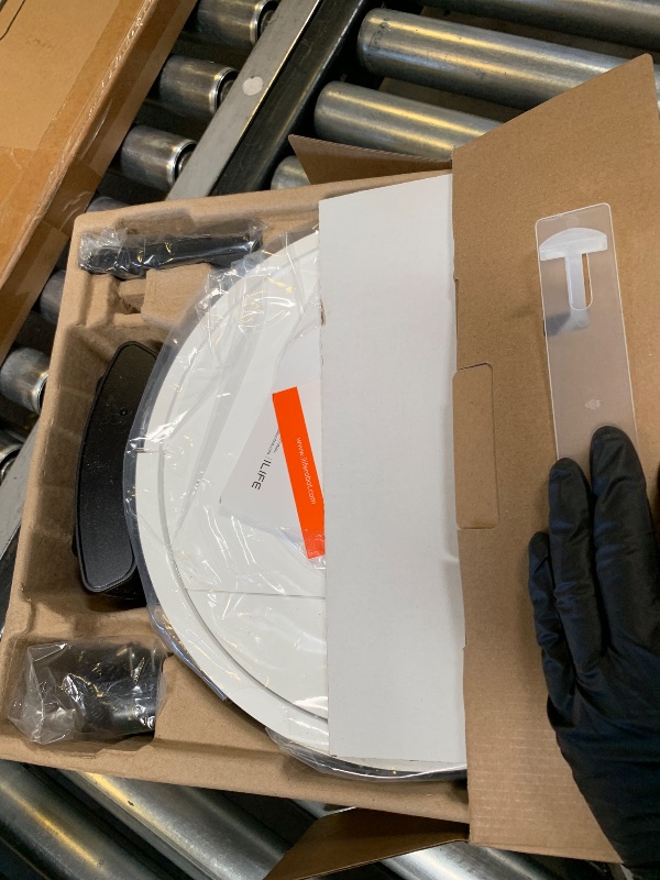 Photo 1 of ILIFE V2 Robot Vacuum Cleaner, Tangle-Free Suction, 120 Mins Runtime, Slim, Self-Charging Robotic Vacuum Cleaner, Ideal for Pet Hair and Hard Floors
