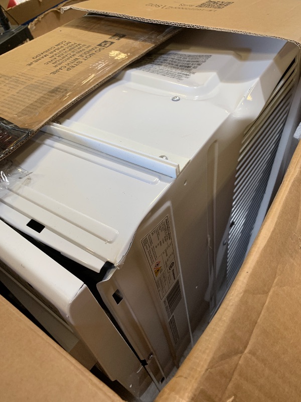 Photo 1 of Keystone 8,000 BTU Slider Window Air Conditioner and Dehumidifier, 115V Air Conditioner Window Unit for Bedroom, Living Room, and Small-Medium Sized Rooms up to 350 Sq.Ft., 4-Way Air Direction Control