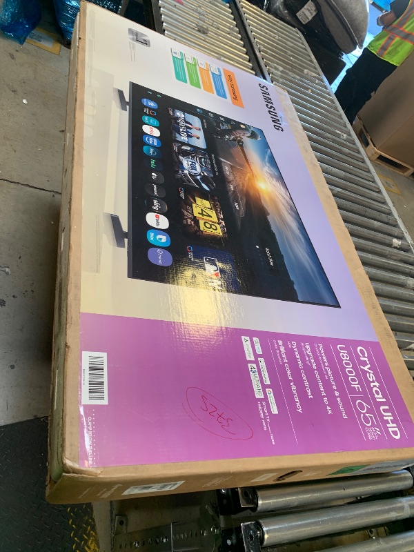Photo 1 of Samsung 65-Inch Class Crystal UHD U8000F 4K Smart TV (2025 Model) Endless Free Content, Processor, MetalStream Design, Knox Security, Alexa Built-in