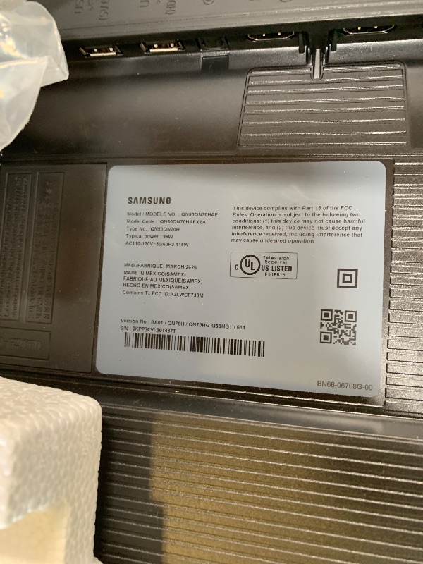 Photo 1 of Samsung 50-Inch Class Neo QLED QN70H Series Samsung Vision AI Smart TV (2026 Model, 50QN70H) Quantum Mini LED, 100% Color Volume with Quantum Dot, NQ4 AI Processor, 4K Upscaling, Alexa Built-in