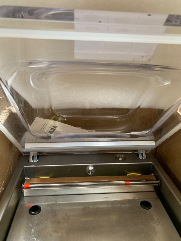 Photo 1 of VEVOR Chamber Vacuum Sealer, 320W Sealing Power, Vacuum Packing Machine for Wet Foods, Meats, Marinades and More, Compact Size with 12.6 in Sealing Length, Applied in Home Kitchen and Commercial Use