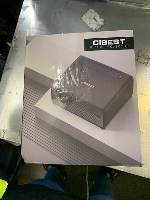 Photo 1 of CiBest Mini Projector with WiFi and Bluetooth, Compatible with Netflix/YouTube/PrimeVideo, Electric Focus & Keystone, Short Throw Full HD 1080P Video Projector, Portable Outdoor/Indoor Use