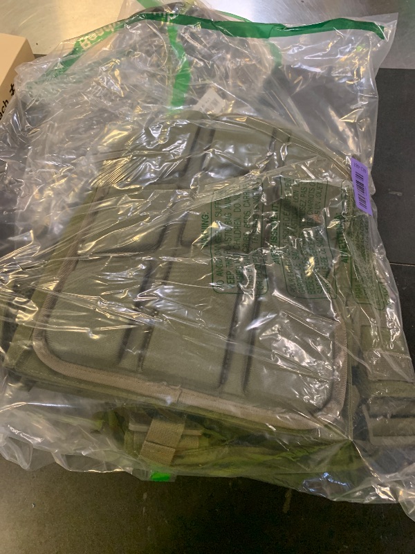 Photo 1 of EREBUSE Tactical Airsoft Vest, Adjustable Molle Modular Paintball Vest for Men(Ranger Green)