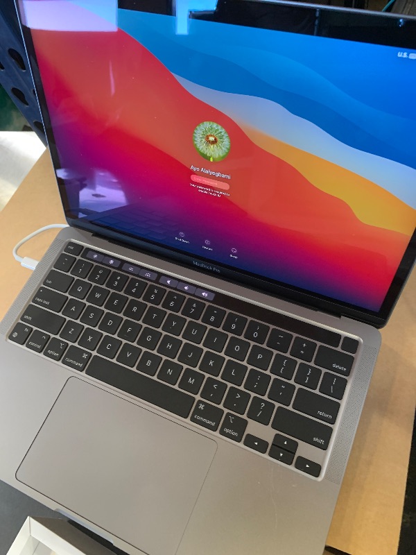 Photo 1 of LOCKED*** 2020 Apple MacBook Pro with Apple M1 Chip (13-inch, 8GB RAM, 512GB SSD Storage) - Space Gray