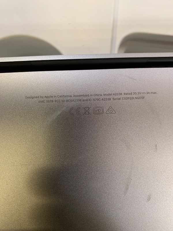 Photo 1 of LOCKED*** 2020 Apple MacBook Pro with Apple M1 Chip (13-inch, 8GB RAM, 512GB SSD Storage) - Space Gray
