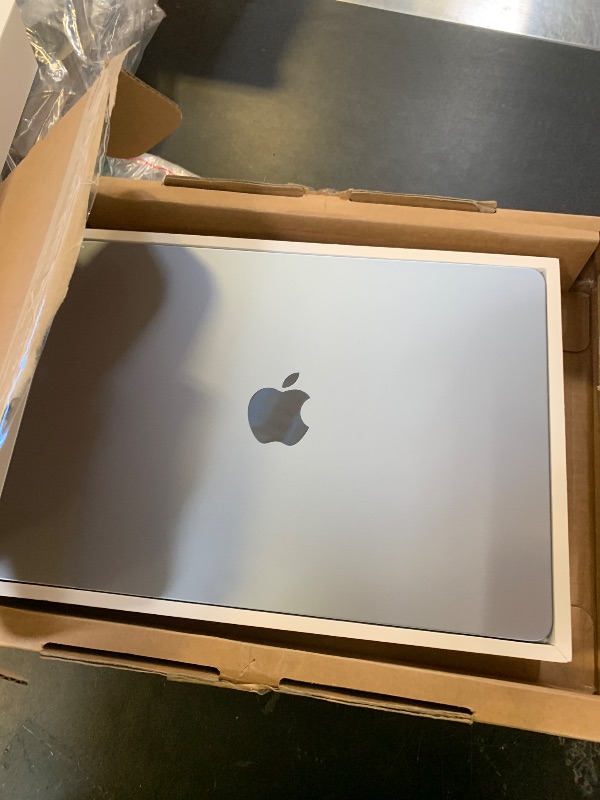 Photo 1 of Apple 2025 MacBook Air 13-inch Laptop with M4 chip: Built for Apple Intelligence, 13.6-inch Liquid Retina Display, 16GB Unified Memory, 512GB SSD Storage, 12MP Center Stage Camera, Touch ID; Sky Blue