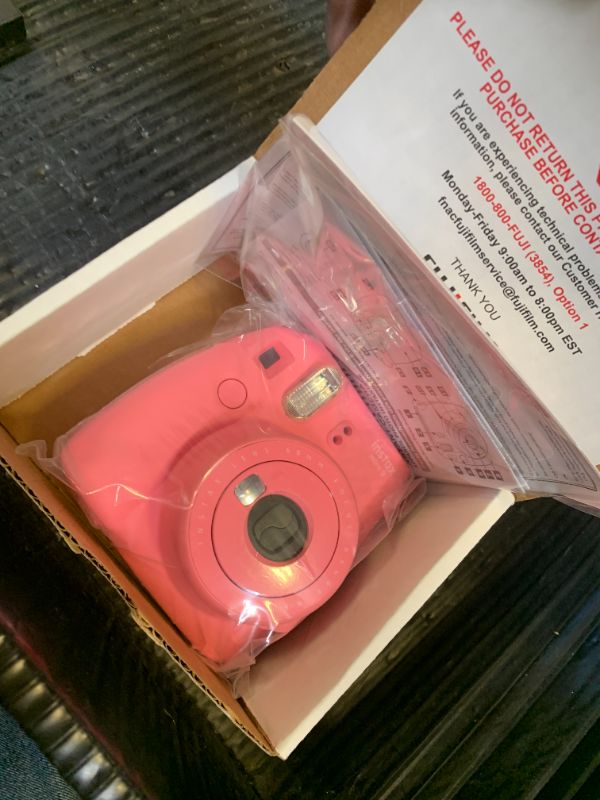 Photo 1 of Fujifilm Instax Mini 9 Instant Camera, Flamingo Pink