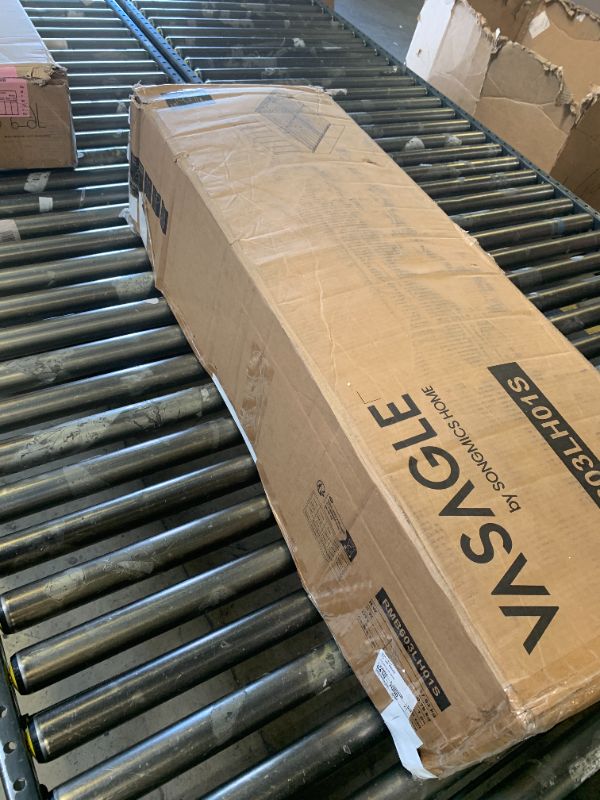 Photo 1 of VASAGLE Lift Up Storage Bed Frame Twin Size, Hydraulic Platform Bed, with Upholstered Headboard, 550 lb Weight Capacity, No Box Spring Needed, Easy Assembly, Modern, Cappuccino Beige URMB603W01