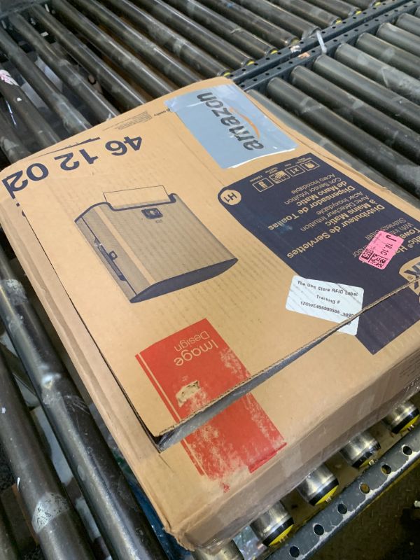 Photo 1 of Tork Matic Hand Towel Roll Dispenser with Intuition Sensor, Stainless Steel, Image, H1, One-at-a-Time Dispensing, Wall Mount, 461202