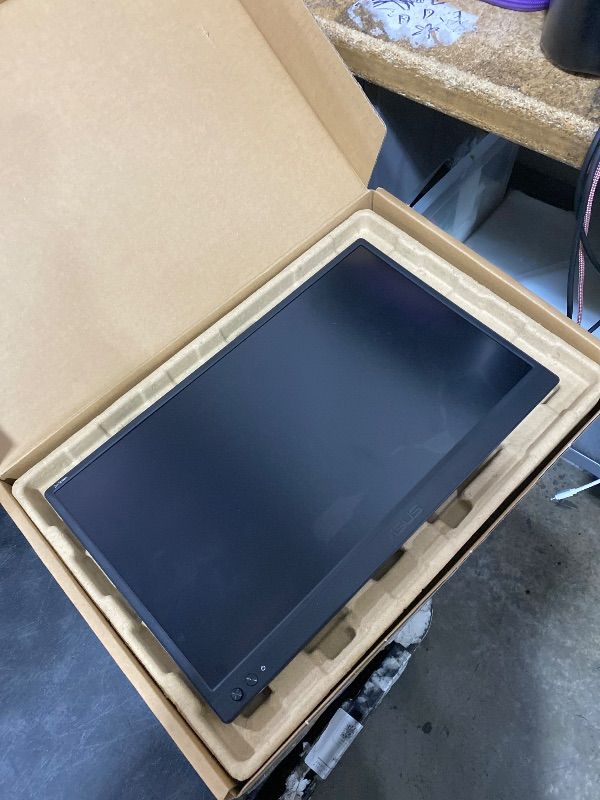 Photo 1 of ASUS ZenScreen 15.6” Portable Monitor for Laptop (MB169CK) - Dual USB-C, Mini-HDMI, Plug & Play External Screen for Travel Dual Setup, Full HD, IPS, Anti-Glare Surface, 360° Kickstand, 3yr Warranty