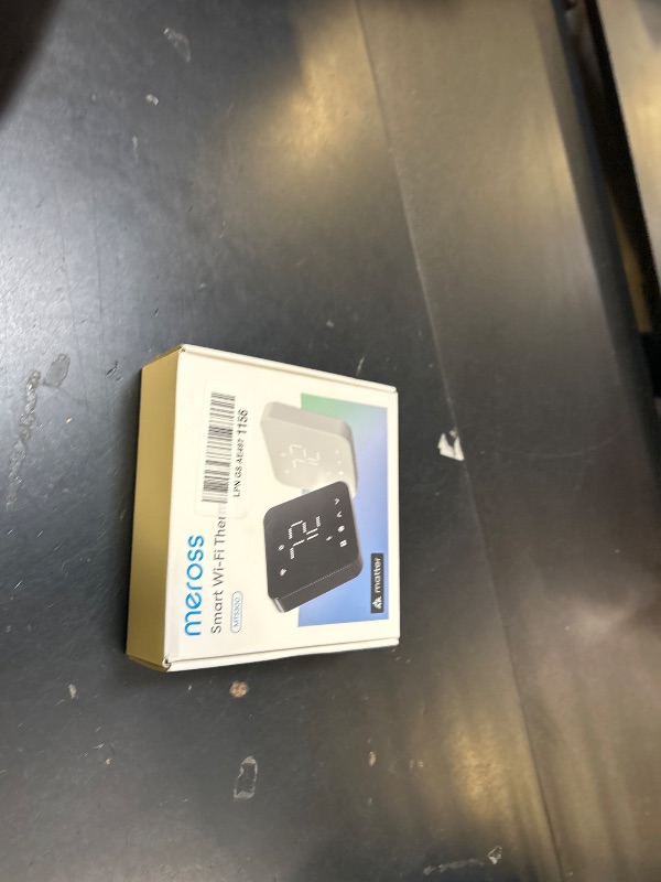 Photo 1 of meross Smart Thermostat for Home, WiFi Thermostat Works with Matter, Alexa, Apple Home, Google Assistant, App & Voice upControl, 7x24h Scheduling, Energy Saving, C-Wire Required (Not Included)