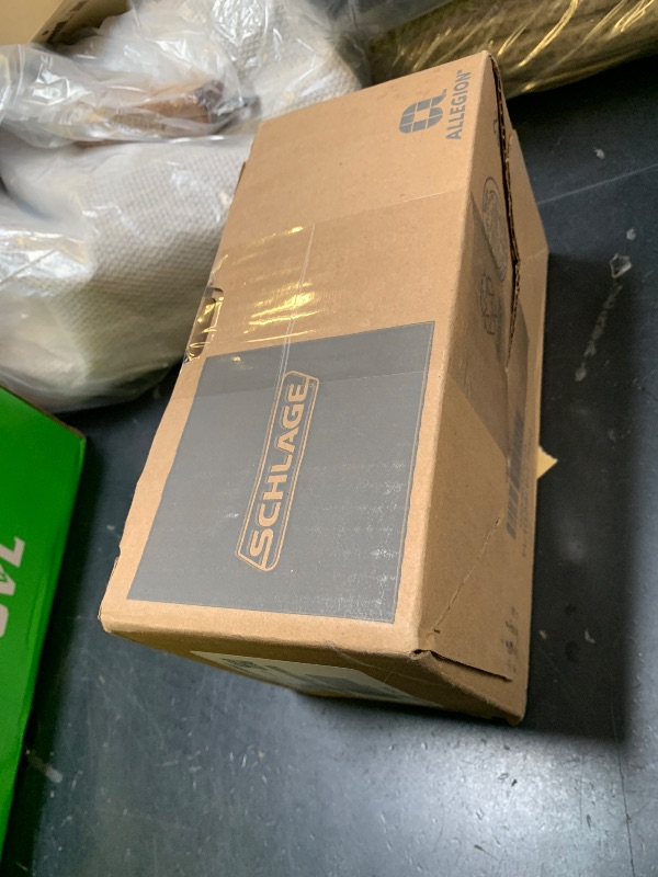 Photo 1 of Schlage Connect Smart Deadbolt Lock with Touchscreen Keypad, Keyless Front Door Entry, Z-Wave Plus Compatible, Satin Nickel, BE469ZP CEN 619