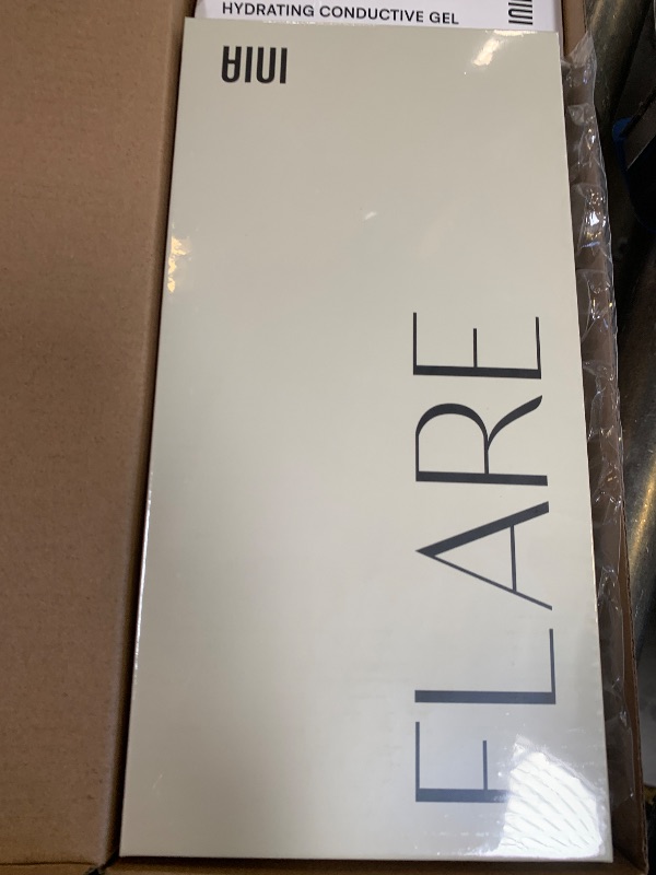 Photo 1 of INIA Flare 3-in-1 Microcurrent Facial Device Red Light Therapy for Face and Neck Massager Tool with Heat & Vibration for Skincare Puffiness, Firming, Smoothing