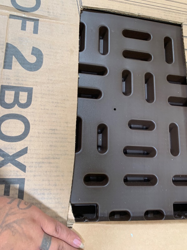 Photo 1 of TARKARI 270 Gallon Resin Deck Box, Waterproof Outdoor Storage Box, Lockable for Patio Furniture, Garden Tools, Pool Accessories, UV-Resistant for All Weather Use, Black