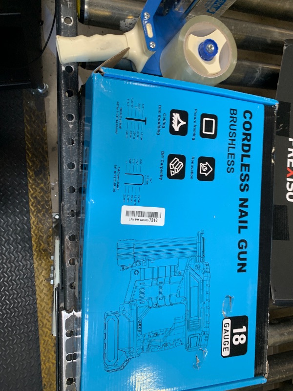 Photo 1 of CAMXTOOL Cordless Brad Nailer, Nail Gun with 2Pcs 4.0Ah Battery, 18 Gauge 2 in 1 Electric Staple Guns Battery Powered for Upholstery & Carpentry, Include 1600Pcs Nails & Staples, Charger (Brad Nailer)
