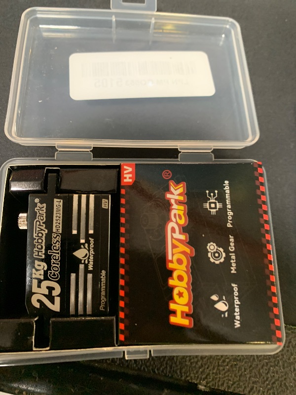 Photo 1 of HobbyPark Low Profile Servo 0.05sec Fast High Speed Steering Servo Coreless 25kg fit 1/8 1/10 RC Touring Cars Race Drift for Tamiya XRAY Yokomo Team Associated Xpress Serpent Kyosho MST Mugen Infinity