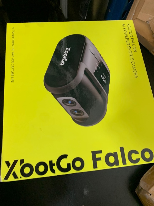 Photo 1 of XbotGo Falcon All-in-One AI Action Camera, 4K Auto Tracking Sport Camera for Soccer, Basketball & Football, Dual-Lens Team Sports Recorder with Live Streaming, No Subscription Required (Shadow Grey)