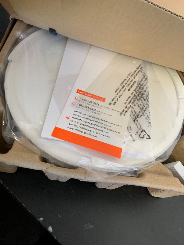 Photo 1 of ILIFE V2 Robot Vacuum Cleaner, Tangle-Free Suction, 120 Mins Runtime, Slim, Self-Charging Robotic Vacuum Cleaner, Ideal for Pet Hair and Hard Floors