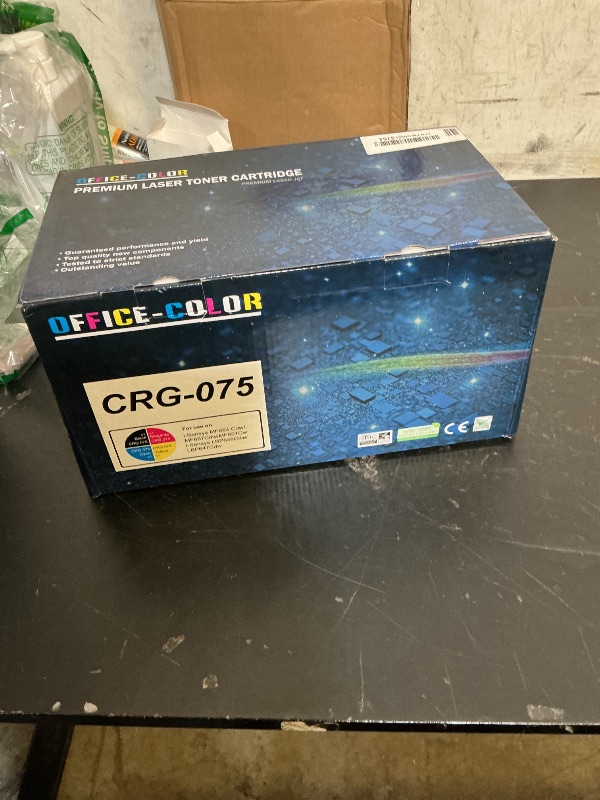 Photo 1 of 075 Black,Cyan,Magenta,Yellow Toner Cartridge Replacement for Canon 075 075H Color imageCLASS MF665Cdw MF662Cdw MF663Cdw LBP640 MF660 LBP646Cdw LBP647Cdw Printer Ink