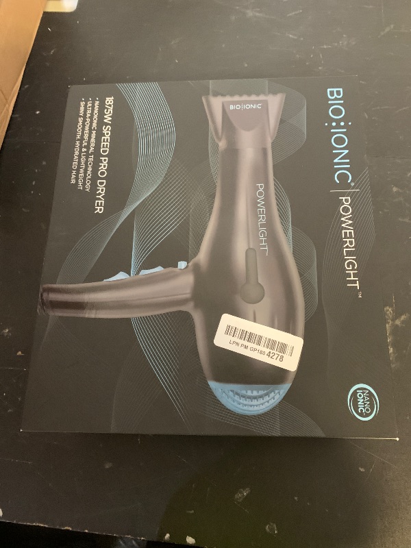 Photo 1 of BIO IONIC Powerlight Pro Dryer, Black