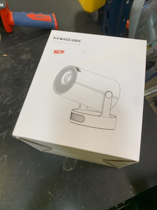 Photo 1 of Magcubic Mini Projector with WiFi 6 and Bluetooth 5.4, Portable Projector 4K Support, 5W Soundbase Speaker, Auto Vertical Keystone 180°Rotatable Smart Proyector for Movie Home Outdoor