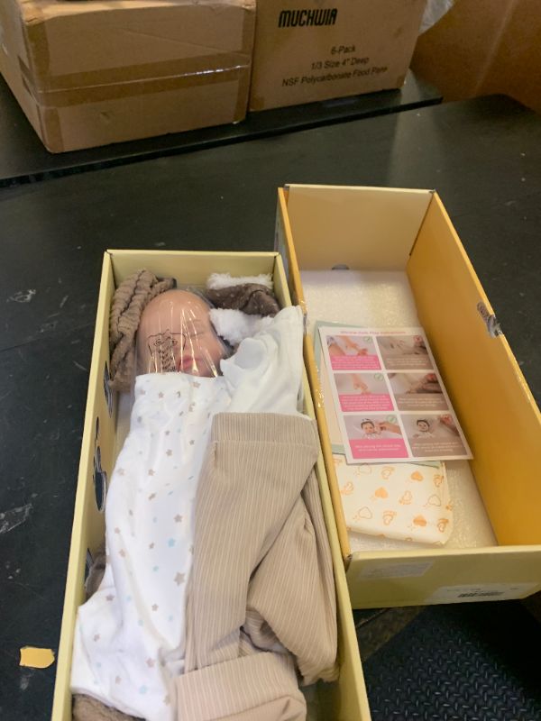 Photo 1 of BABESIDE Silicone Baby Doll Boys - 16 Inch Weighted 4 Pounds, [NOT Vinyl] Reborn Baby Dolls Silicone Full Body Real Life Baby Dolls Gift with Accessories for Kids 3+ & Collectors