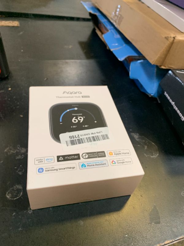 Photo 1 of Aqara Smart Thermostat W200 with Apple Adaptive Temperature & Clean Energy Guidance, 4" Touchscreen, Matter Controller, Built-in Radar Sensor, Works with Apple Home, Siri, Google Assistant, Alexa